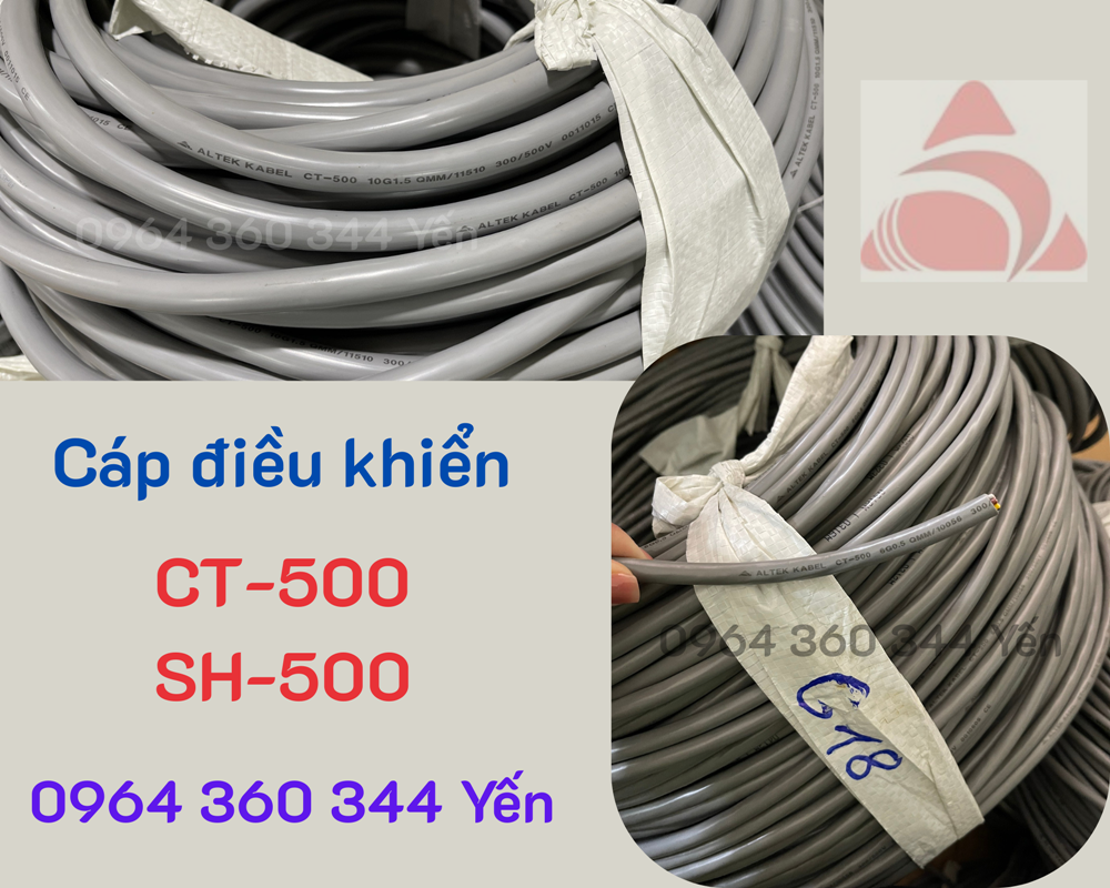 Altek Kabel - Cáp điều khiển, tín hiệu chống nhiễu CT-500/SH-500